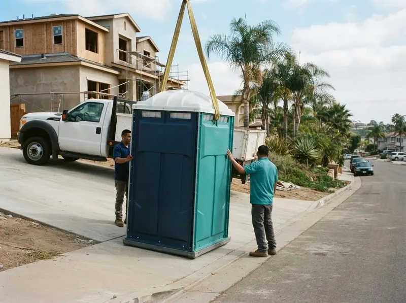 High-Rise and Crane-Lift Portable Units in San Diego, CA